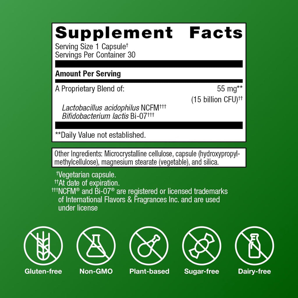 Metagenics UltraFlora Balance Probiotic - Daily Gut Health Supplement* - Offers Digestive & Immune System Support* - Vegetarian, Non-GMO & Gluten-Free - 30 Capsules