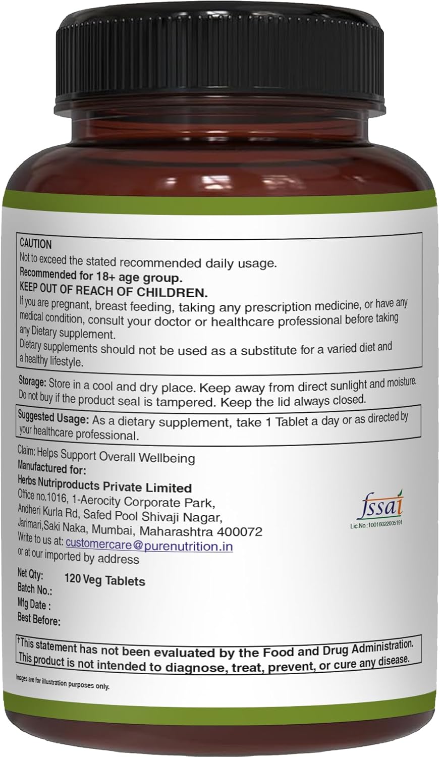 Pure Nutrition Vitamin K Complex K1 + K2 | 2250 mcg | 120 Tab | Full Spectrum K Vitamin Supplement with K1 1000mcg, K2 as MK4 1000mcg + K2 as MK7 250 mcg | Non GMO | Gluten Free