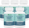Liposomal NAD+ Supplement 1800 mg with Nicotinamide Riboside, Trans Resveratrol, Trimethylglycine, Replaces NMN, Boost NAD+, Aging Defense, Cellular Energy, 300 Softgels