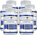 Research Verified Mushroom Complex - Support Immunity, Boost Antioxidants, Improve Cognitive Function - 10 Mushrooms Including Reishi, Maitake, and Shiitake - 360 Capsules - Vegan