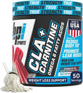 BPI Sports CLA+Carnitine – CLA L Carnitine & Linoleic Acid – L Carnitine Supplement for Weight Loss, Metabolism & Lean Muscle – Caffeine Free – Rainbow Ice – 50 Servings – 12.34 oz