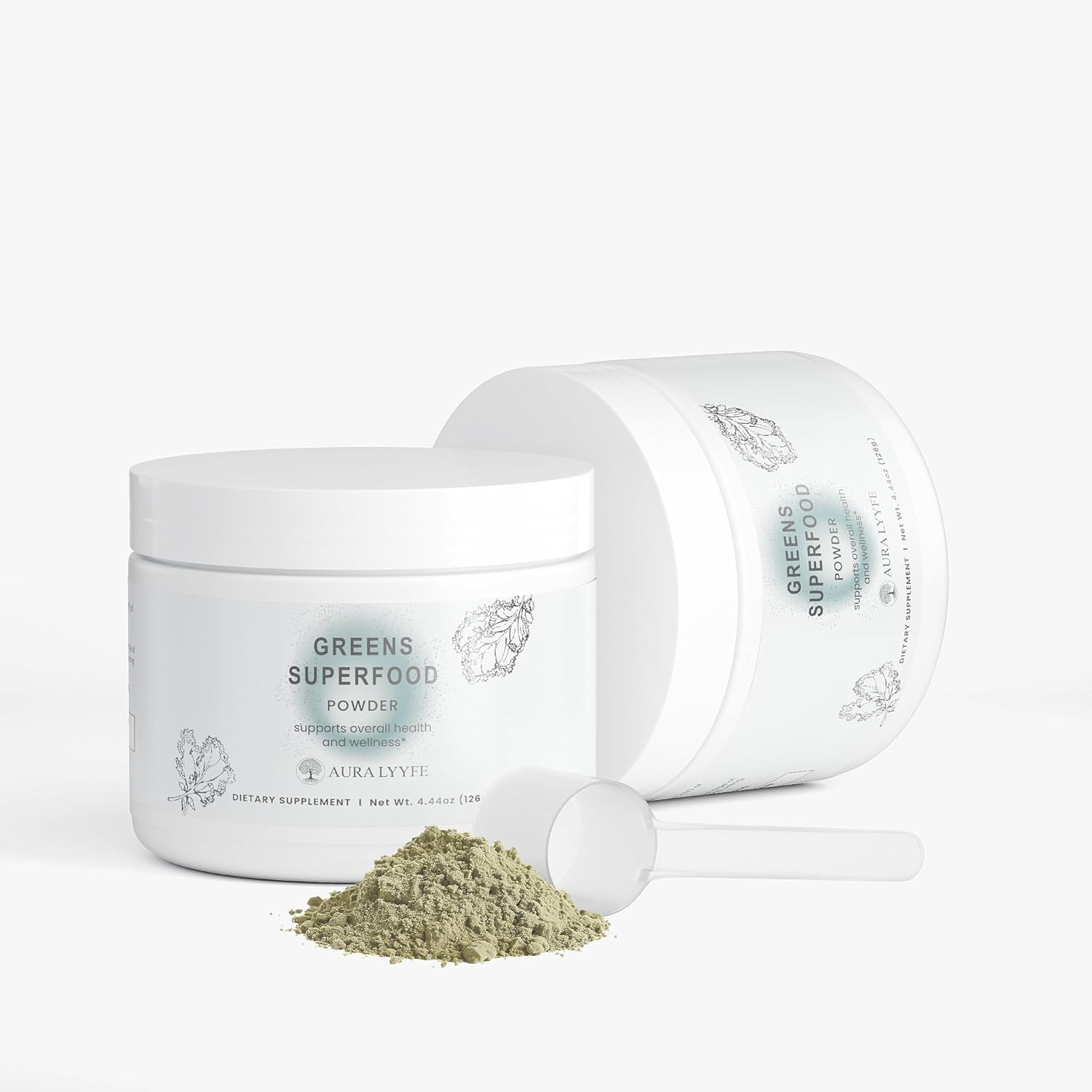 Super Greens Powder, All-Natural Plant-Based Greens Supplement with Spirulina, Barley Grass,Green Tea,Turmeric & Beet Root | Supports Energy, Digestion & Immune Health Non-GMO Made in USA