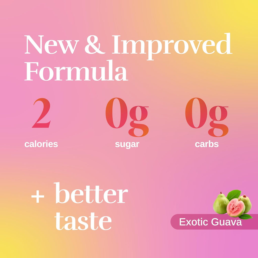SAGA Organic Focus Shots | 0 Sugar 2 Calories | Nootropics, Adaptogens and Mushrooms with Bacopa and Ashwagandha | Fast Onset | Boosts Productivity with No Jitters | Exotic Guava 2oz 6-Pack