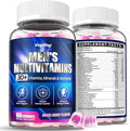 Methylated Multivitamin Gummies for Men - Mens Multivitanins Gummy with Vitamins A C D K E, Methylated Folate, B Complex, Probiotics, Omega-3, CoQ10, Herbal Blend - Support Energy & Immune Health