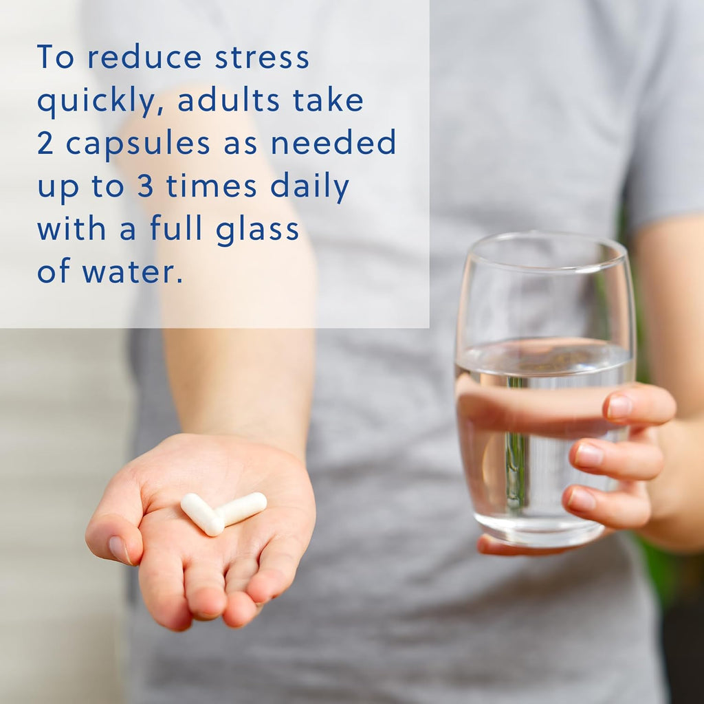 Quick Calm Mood Support Supplement with Ashwagandha, L-Theanine, Rapid Stress Relief and Relaxation – Cortisol Supplement - 60 ct
