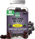 Aronia Berry Gummies | 45 Vegetarian Gummies | Pack of 1 | Immune Support, for Health and Wellness, Delicious Aronia Flavor