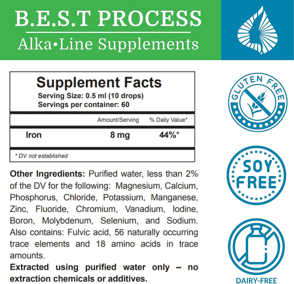 Morter Trace Minerals in Colloidal Suspension (2 Pack) Morter HealthSystem Best Process Alkaline — Nutrient Dense Trace Elements, Fulvic Minerals & Amino Acids
