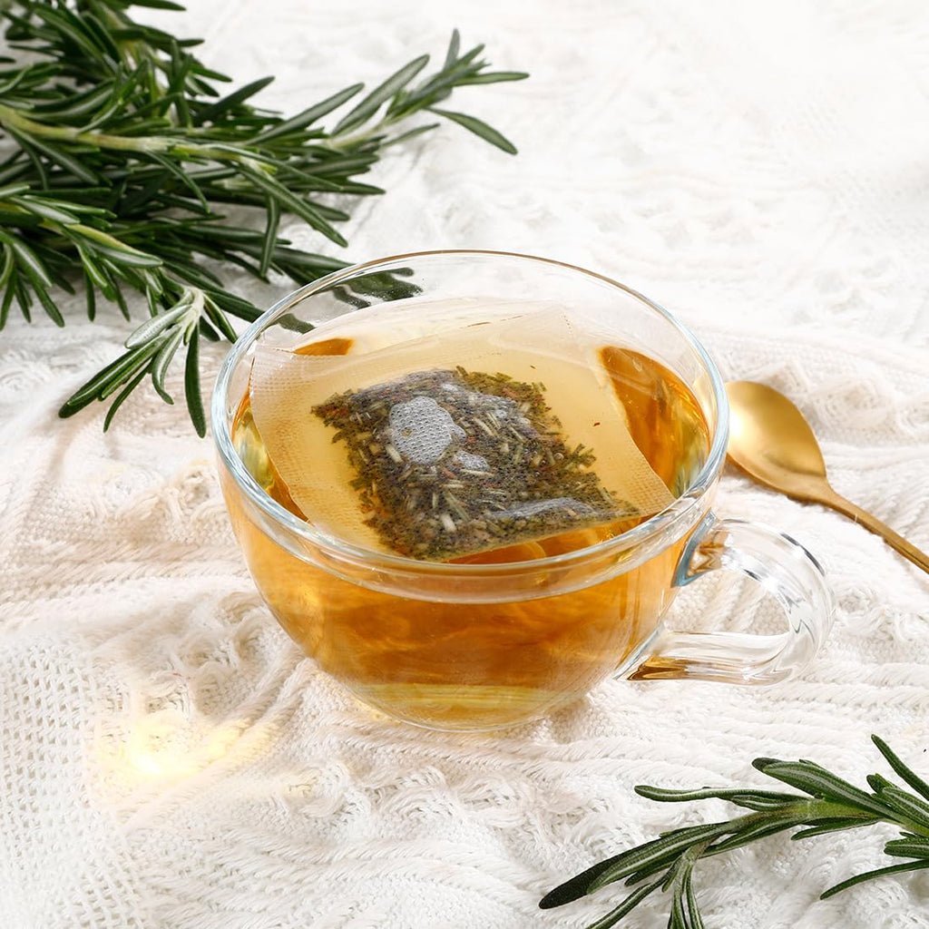 Premium Rosemary Tea Bags, 100 Teabags. Made with 100% Pure Natural Rosemary Leaves,No Additives & Caffeine Free.