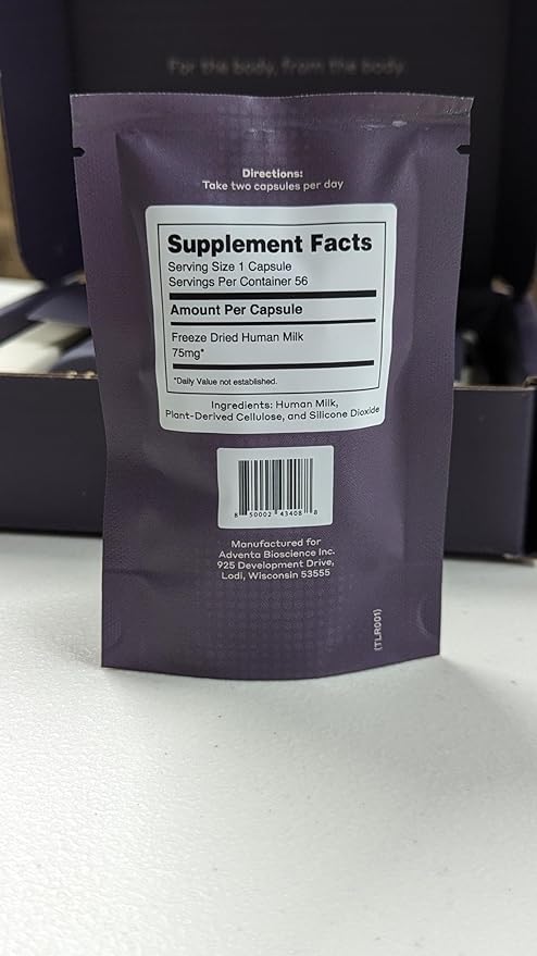 100% Human Milk Supplement - HMO Supports Optimal Gut Health, Better Sleep - Starter Kit