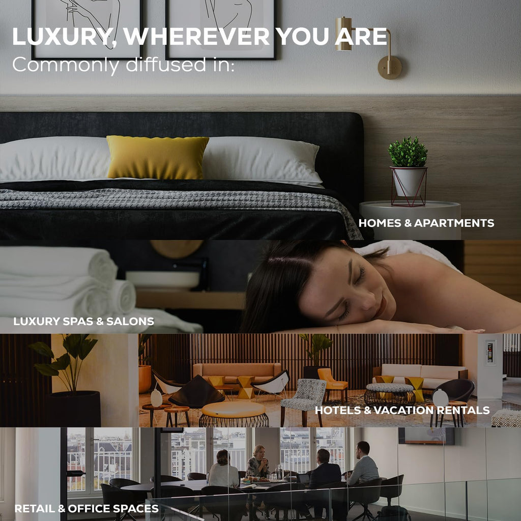 Aroma Country 1 Way Diffuser Oil - Luxury Hotel Santal Fragrance Oil for Diffuser Refill, Sandalwood Home Aroma Diffusers & Room Spray - My Way Premium Aromatherapy Oils & Home Scent (4 Fl Oz)