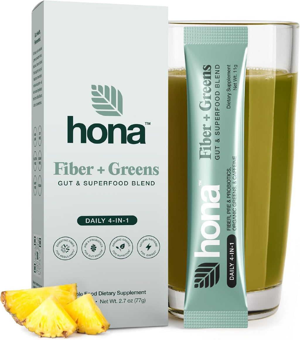 Gut & Superfood Blend, Greens Powder with Prebiotics, Probiotics, Fiber & Natural Caffeine, Gluten Free, Sugar Free, Dairy Free, Vegan, Non GMO Greens Superfood Powder (7)