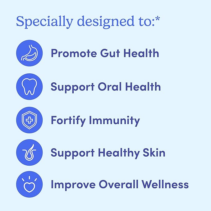 FIRST DAY Womens 3-in-1 Probiotic Gummies – Prebiotic + Probiotic + Postbiotic Supplement – Supports Digestive & Oral Health, Immune Function & Energy Levels – 30-Day Supply