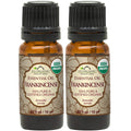 US Organic 100% Pure Frankincense Essential Oil, USDA Certified Organic, Steam Distilled, Boswellia serrata, Origin India, Use Topically or in Diffuser (10 ml, Value 2 Pack)