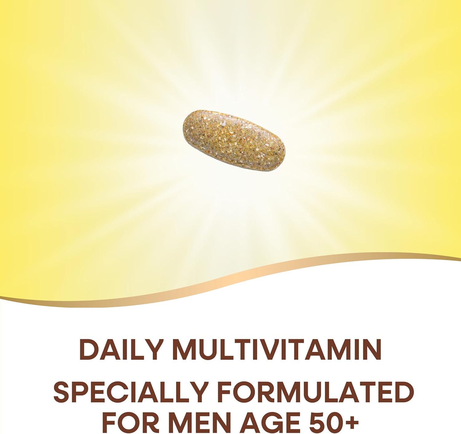 Nature's Way Alive! Men’s 50+ Daily Ultra Multivitamins, High Potency Formula, Supports Healthy Brain, Eyes & Heart*, with Methylated Vitamin B12, Gluten-Free, 150 Tablets