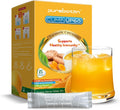 Turmeric Curcumin Drink Powder, Turmeric Immunity Shots with Vitamin C, Orange Flavor Instant Drink Mix Packets, High Absorption Curcumin Complex CuminUP60, Immune & Joint Support Supplement