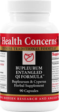 Health Concerns Bupleurum Entangled Qi Formula – Women's Hormonal Balance & Cyst Support Supplement – Traditional Chinese Herbal Formula – Blood Flow Liver Qi Cleanse – 90 Capsules