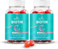 BeLive Biotin Gummies with MultiVitamins, Folate, Inositol – Supports Hair Growth, Healthy Skin & Nails – Vegan, Pectin Based – Strawberry Flavor (2)