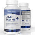 DAO Supplements Histamine Blocker – DAO Enzyme + Diamine Oxidase & Vitamin C for Gut Health & Food Support – 60 Servings - 1 Capsule Before Meals for Histamine Intolerance