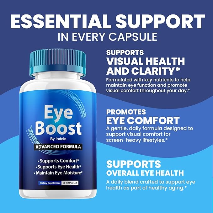 (3 Pack) Eye Boost – Advanced Supplement Formula for Daily Eye Health Support (180 Capsules)