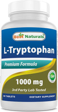Best Naturals L-Tryptophan 1000 mg 60 Tablets