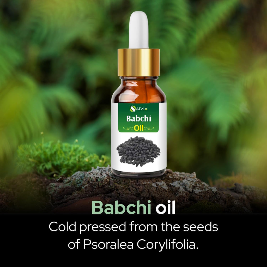 Salvia Babchi Oil (Psoralea Corylifolia) 100% Pure & Natural Undiluted Uncut Cold Pressed Carrier Oil | Use for Aromatherapy | Therapeutic Grade (30 ML)