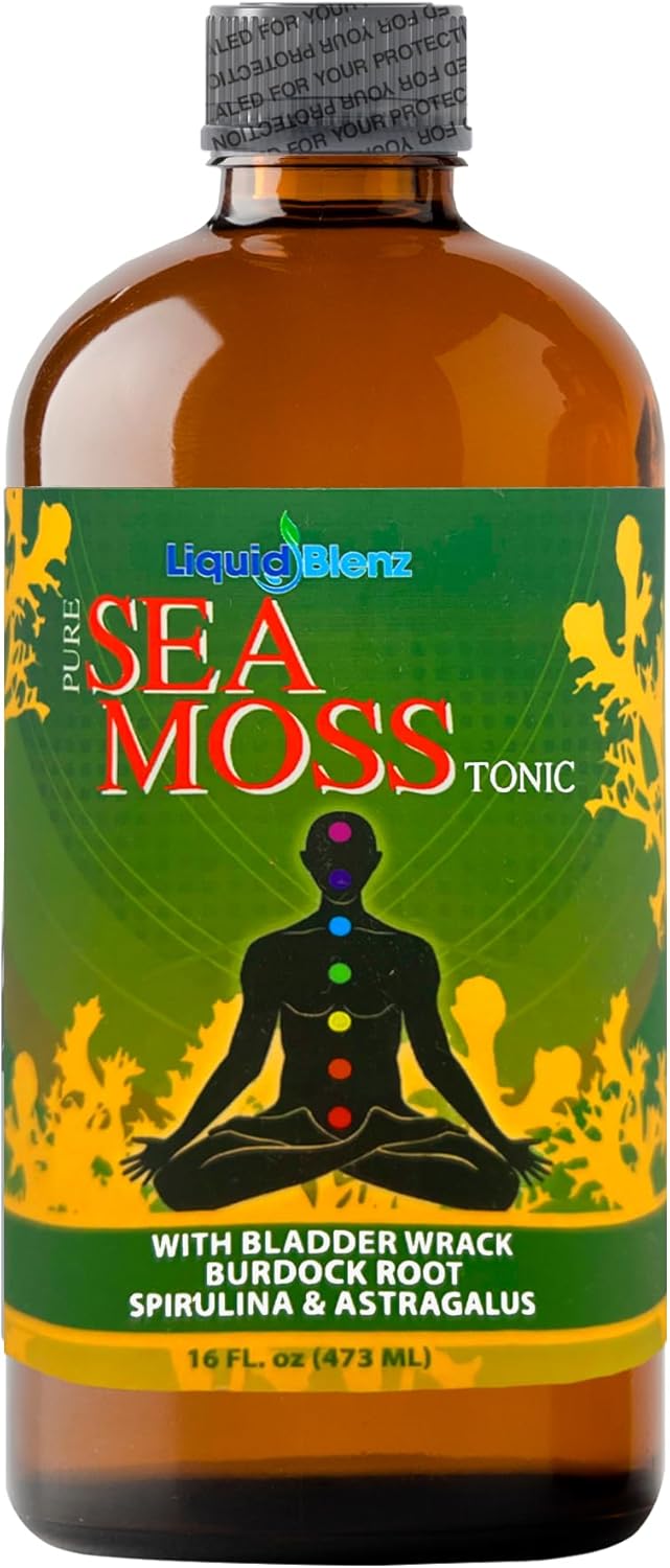 Sea Moss Tonic | Overall Body Enhancement & Wellbeing Support | Natural Herbal Supplement | 16 fl oz