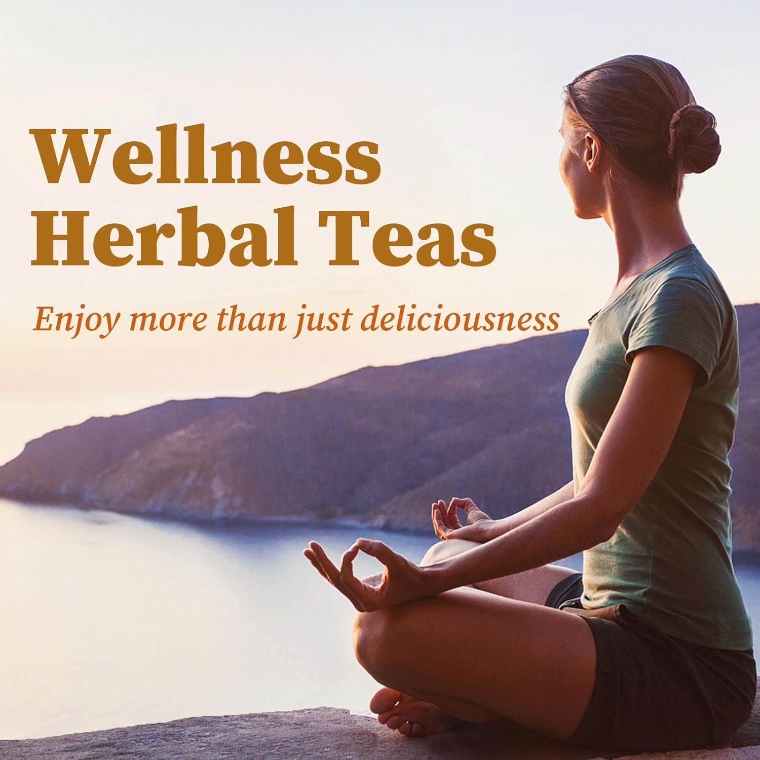 FullChea - Ginger Tea Bags, 2g*50 Teabags - Premium Ginger Root Tea Bag - Warm & Spicy - Non-GMO - Caffeine-free - Support Digestion & Boost Immunity