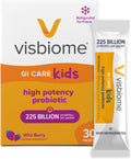 Visbiome® GI Care Kids - High Potency Probiotic for IBS & UC Symptoms - Wild Berry Flavor, No Dyes- 225 Billion CFU Live Probiotics for Children, Cold Chain Shipping, 30 Packets