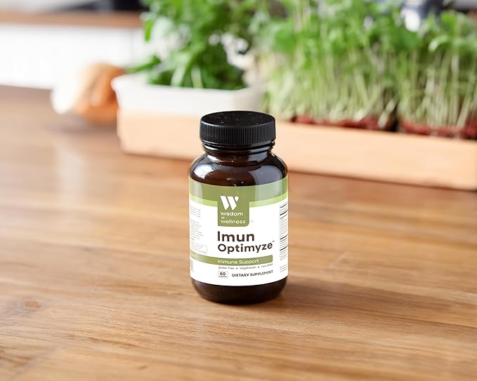 Immune OPTIMIZE - Immune System Support Supplement - 120 Capsules - Balance Complex for Immune Support - Multi Vitamin Supplement Capsules for Adults - Gluten Free and Non GMO Supplement