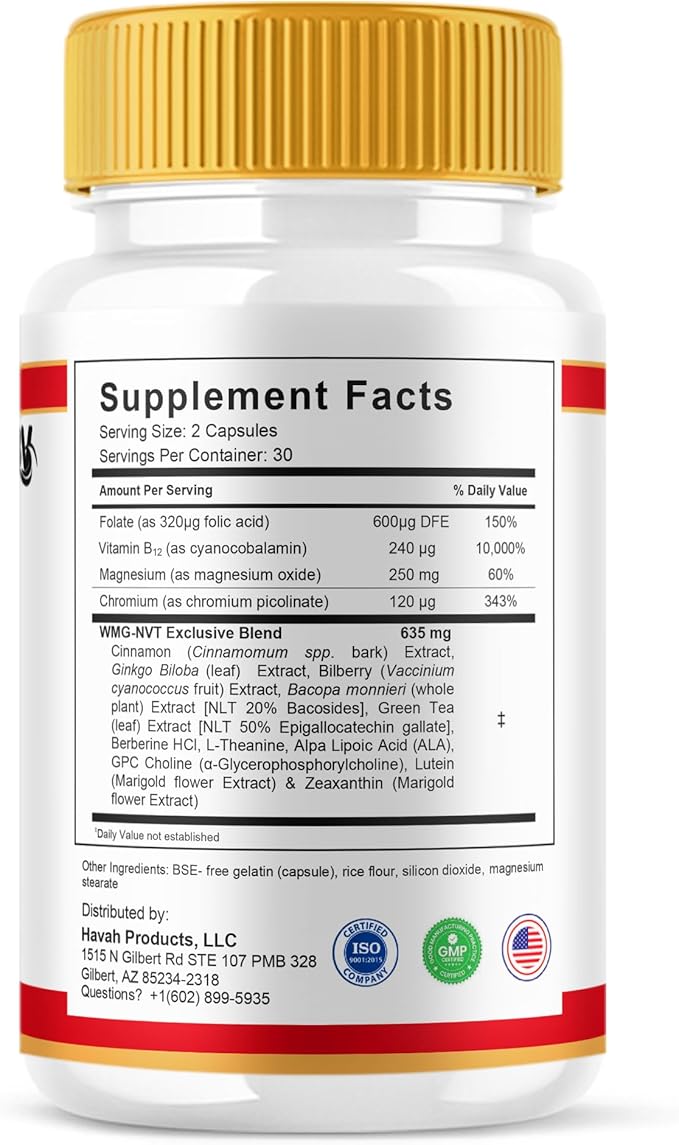 BLUE VIBE VisMax Revive Maximum Strength Overall Vision & Wellness Support Supplement, VismaxRevive Advanced Premium Vision Support and Eye Health Formula Supplement Pills (2 Pack - 120 Capsules)