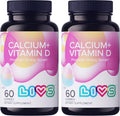 Calcium & Vitamin D3 Gummies – 170mg Calcium + Vitamin D3 Per Serving | Sugar Free, Vegan, Gluten‑Free & Kosher | Calcium Supplement for Bone & Muscle Support | Cotton Candy Flavor – 120 Count