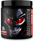 JNX SPORTS The Shadow! 350mg of Caffeine Hard Core Preworkout - Watermelon 30 Servings | Electric Energy, Mental Focus & Superhuman Strength for Men & Women