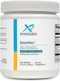 XYMOGEN RelaxMax Drink Mix - Promotes Relaxation, Stress Resiliency + Hormone Support - Magnesium Powder with Myo-Inositol, GABA, L-Theanine - Cherry Flavor Mood Support Supplement (8.25 oz)