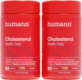 Humann Cholesterol Health Daily, Cholesterol & Lipid Support Supplement, Citrus Bergamot and Aged Black Garlic, 120 Capsules