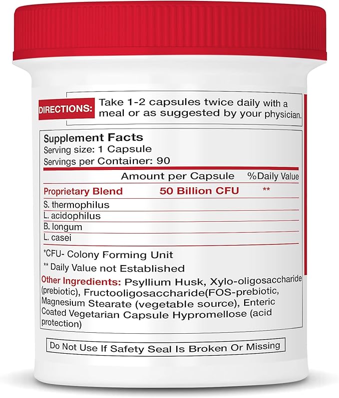 Capsule Kidney Restores & Kidney Care Supplement - Probiotic & Prebiotic Supplement to Support Normal Kidney Function - 50 Billion CFU per Capsule - Made in U.S.A (180 Caps (2 Pack))