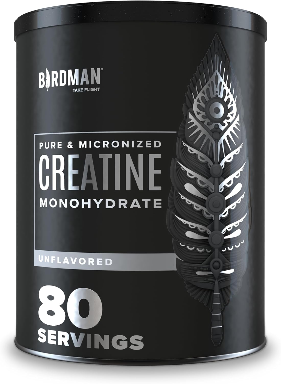 Micronized Creatine Monohydrate Powder, Muscle Recovery, Caffeine Free, Creatine Pre Workout, Vegan, Post Workout, Gluten Free, Sugar Free | 80 Servings (5 Grams Each) | 0.8lb