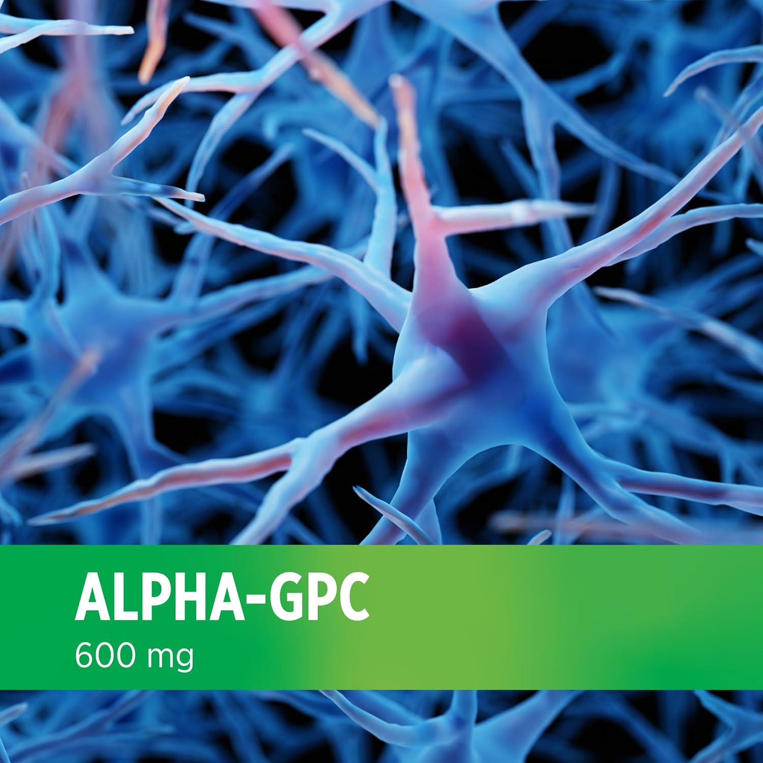 DOCTORS' PREFERRED Alpha GPC Supplement - Premium Formula. 600 MG/Serving, 60 Vegan Capsules, 30-Day Supply