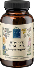Wise Woman Herbals Women's Menocaps Non-GMO Herbal Blend for Menopause Support, Hot Flashes, Night Sweats, Mood Support, Emotional Balance, Hormonal Support 120 Veg Caps