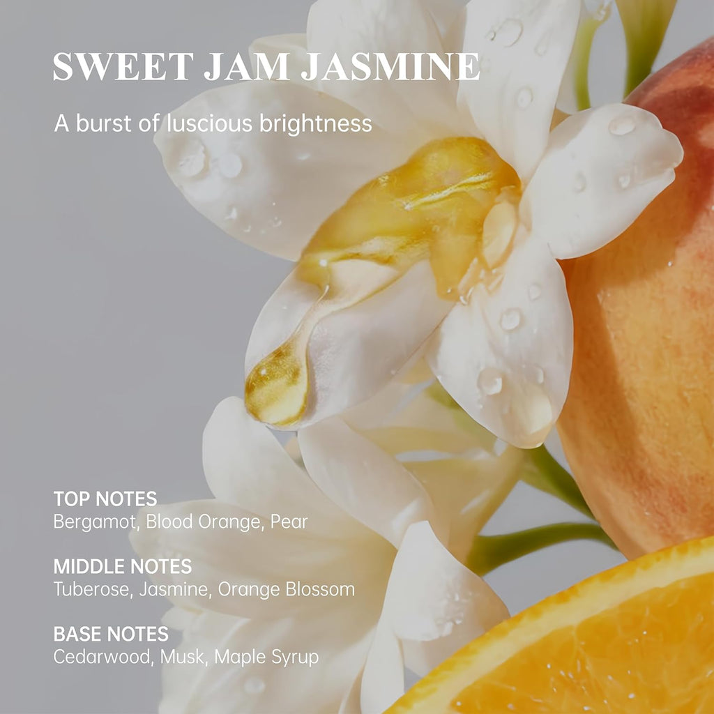 Atom Fresh Hand Cream for Women, Sweet Jam Jasmine | Hydrates & Strengthens Skin Barrier | Soothes Dry, Sensitive Hands | With Ceramides & Niacinamide, Vegan (3.4 fl oz)