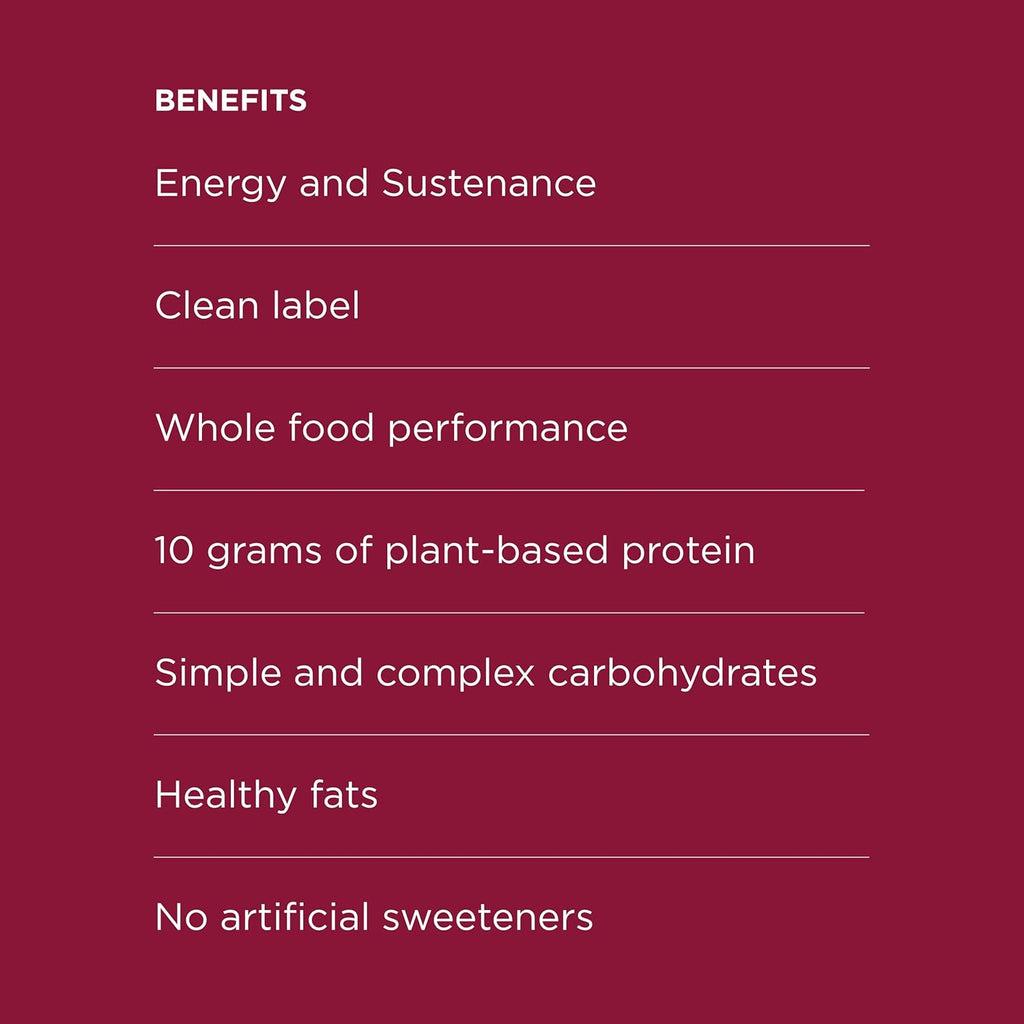 POSSIBLE Snack Bar - Organic Energy Bars with 10g of Plant-Based Protein - Vegan, Gluten-Free, Non-Dairy, USDA Organic - Healthy Fats - Clean Label - 1 Box, 12 Servings - Strawberry Beet Almond