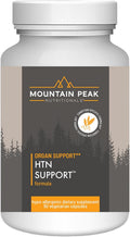 Mountain Peak Nutritionals HTN Support - Organ Supplement - Helps Maintain Healthy Blood Pressure & Cardiovascular System - w/Rauwolfia & Magnesium - Hypoallergenic Dietary Supplement (90 Capsules)