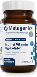 Metagenics Intrinsi Vitamin B12-Folate - Nervous System & Heart Health Support* - With Intrinsic Factor for Absorption* - Vitamin B12 & Folate - Methylcobalamin - 180 Tablets