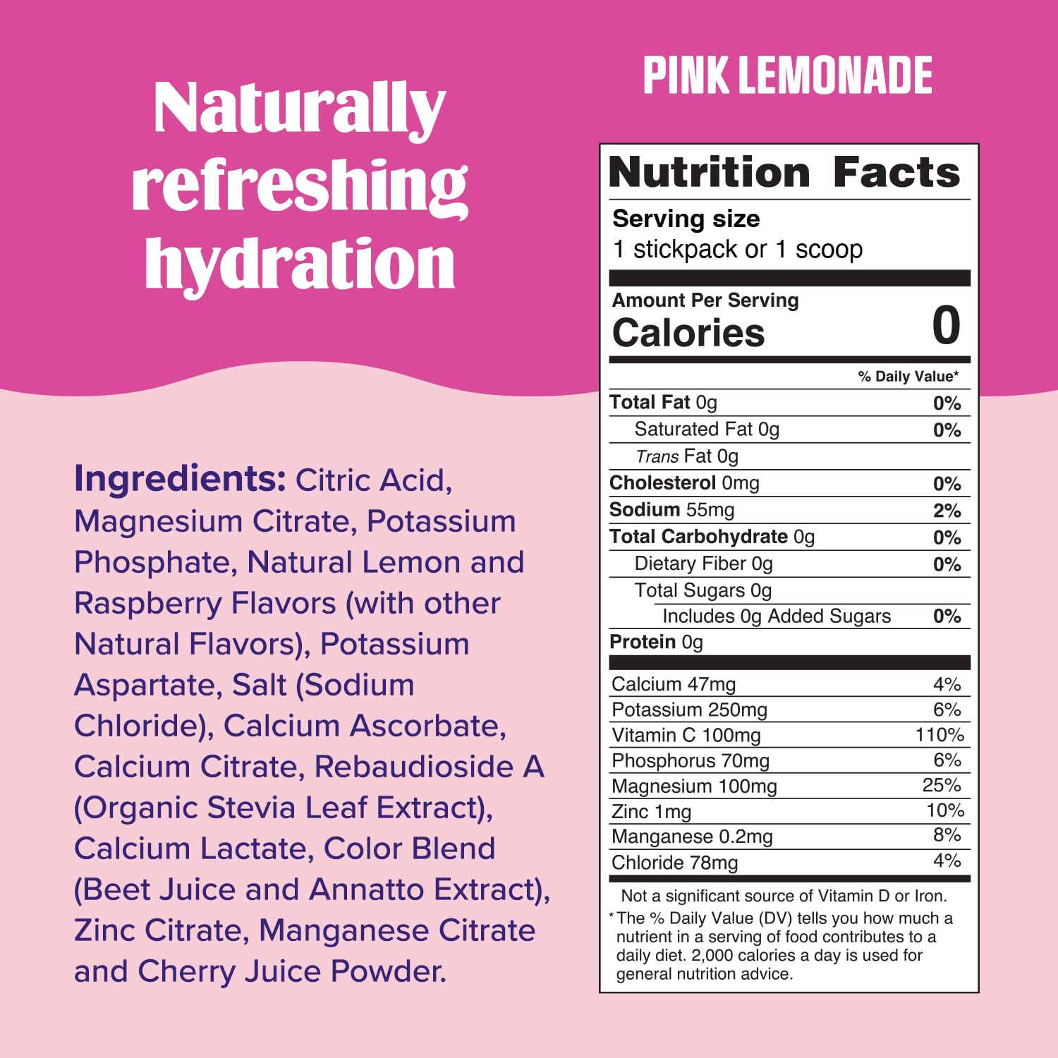 Ultima Replenisher Daily Electrolyte Powder Drink Mix – Sugar Free – Pink Lemonade, 90 Serving – Hydration Powder with 6 Key Electrolytes and Trace Minerals – Keto Friendly, Vegan, Non-GMO