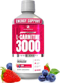 PROSUPPS L-Carnitine Liquid 3000, Stimulant-Free Liquid Shots for Men & Women - Clean Workout Drink for Energy, Performance & Muscle Recovery - No Sugar, No Carbs - 60 Servings, Berry