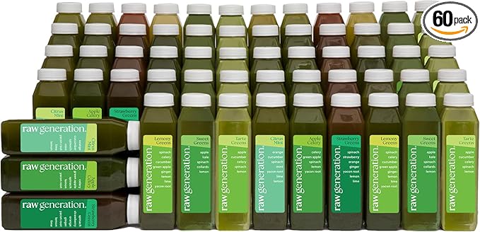 Raw Generation 10-Day Detox Cleanse – 23% Less Sugar Than Other Cleanses | Detox Your Body | Reset Your Diet & Support Weight Loss | Improved Energy | Clearer Skin | Improved Gut Health