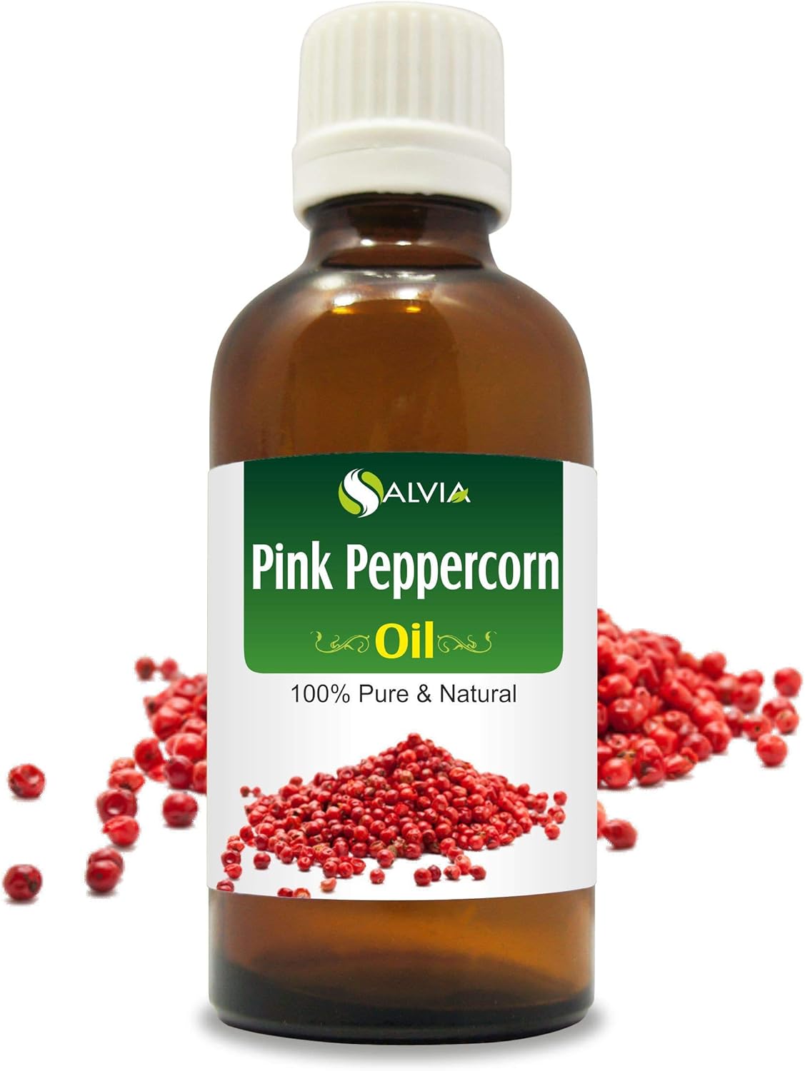 Pink Peppercorn (Schinus molle) Essential Oil 100% Pure & Natural Undiluted Uncut - Use for Aromatherapy - Therapeutic Grade - 50ml