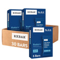 RXBAR Protein Bars, 12g Protein, Gluten Free Snacks, Blueberry (6 Boxes, 30 Bars)