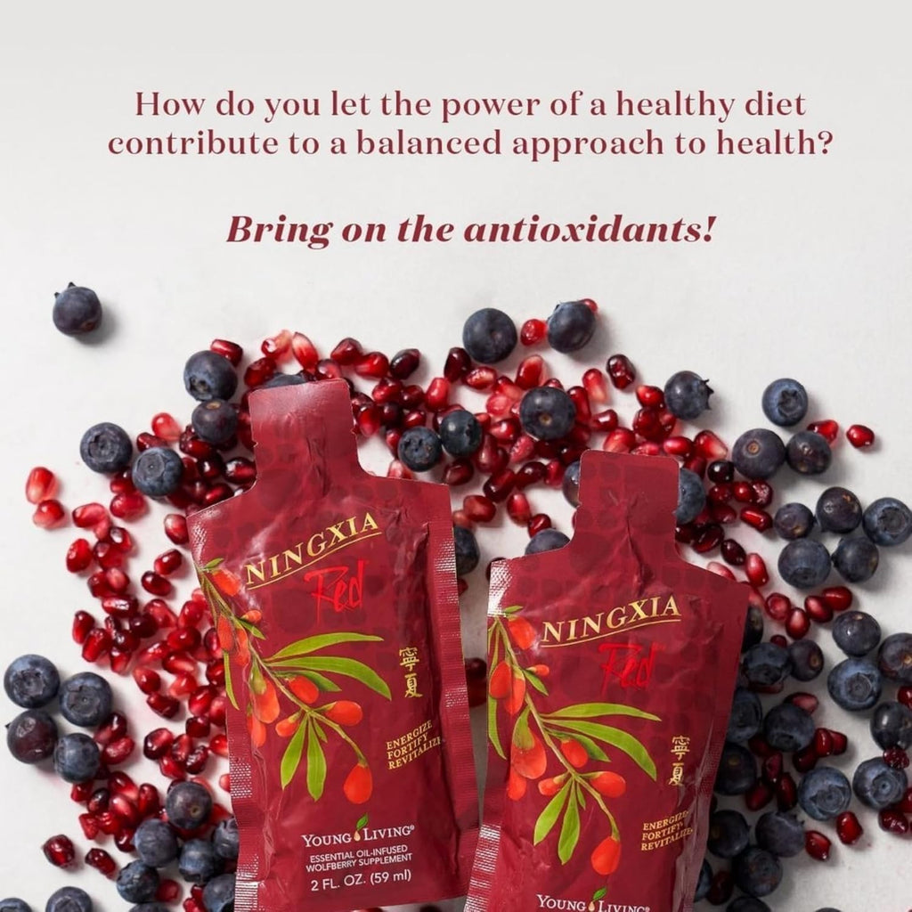 Young Living Ningxia Red Supplement - Fortify & Revitalize - 30 Pack, 2 fl oz Each