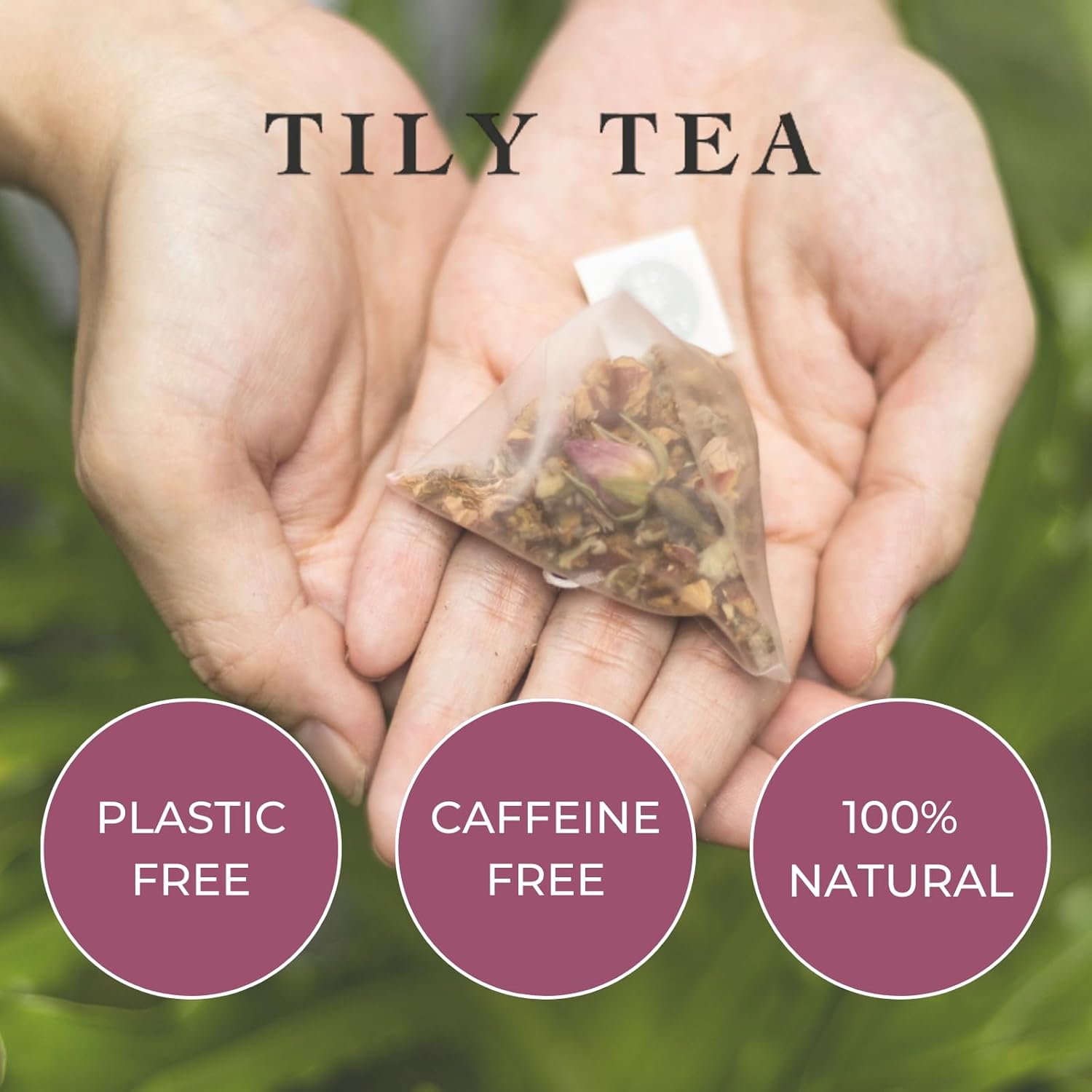 Tily Tea Deep Cleanse Herbal Tea - Caffeine Free - 10 Plastic-Free Tea Bags