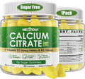 Calcium Citrate Gummies 1200mg with Vitamin D3 K2, Chewable Calcium Supplements for Women & Men, High Potency Support B0ne, Te*th, Strength & Immune Health, Mango Flavor, Non-GMO, Sugar Free, 60 Cts